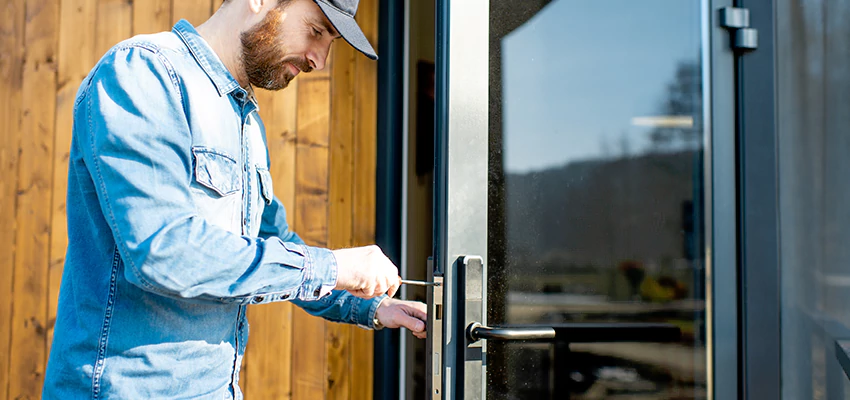 Frameless Glass Storefront Door Locks Replacement in Cutler Bay, FL